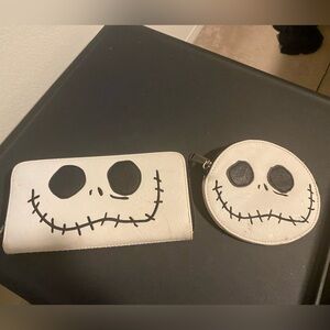 Loungefly Jack Skellington Wallwt and Coin purse
